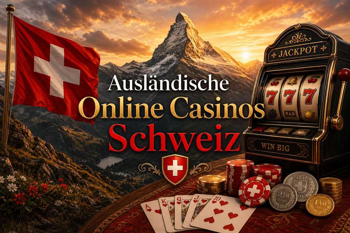 Ausländische Online Casinos Schweiz – Banner